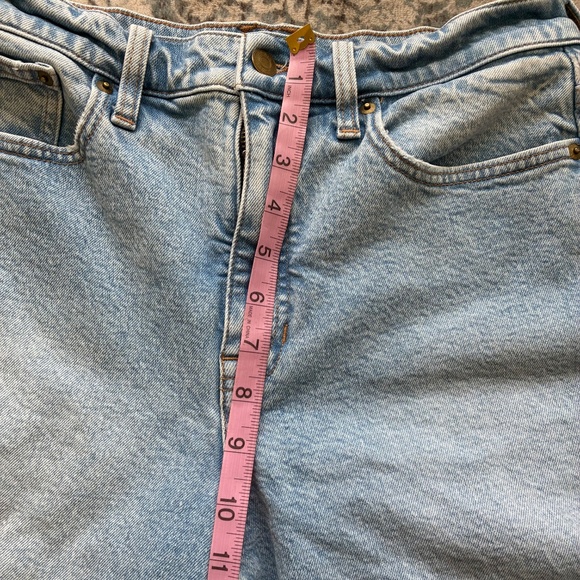 J.Crew Slim Wide-Leg Jeans Size 28 Light Wash Raw Hem High Rise - Picture 8 of 8